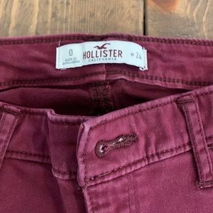 Hollister plum color jeans